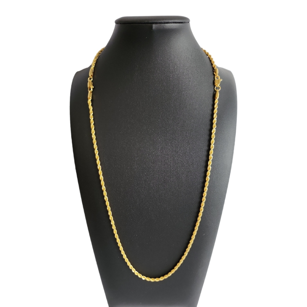 Gold Tone Necklace & Bracelet 2 Pc Set - Picture 3 of 9